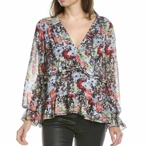 Cinq A Sept Prina Casual Top Size Medium